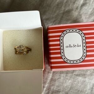 Stella & Dot Paloma Stacked rings